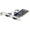StarTech.com 2-Port PCI RS232 Serial Adapter Card,  Dual Serial DB9 Ports,  Expansion/Controller Card,  Windows/Linux,  Standard/Low Profile - Dual port PCI RS232 serial