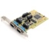 StarTech.com 2 Port RS232/422/485 PCI Serial Adapter w/ ESD - 2 x 9-pin DB-9 Male RS-232/422/485 Serial Universal PCI