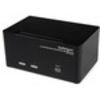 StarTech.com 2 Port Triple Monitor DVI USB KVM Switch with Audio & USB 2.0 Hub - 2 Port - Rack-mountable