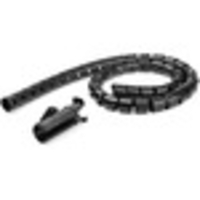 StarTech.com 2.5m / 8.2ft Cable Management Sleeve - Spiral - 45mm/1.8" Diameter - W/ Cable Loading Tool - Expandable Coiled Cord Organizer - Polyethylene