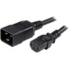 StarTech.com 3 ft Heavy Duty 14 AWG Computer Power Cord - C13 to C20 - For Computer,  Server,  PDU - Black