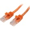 StarTech.com 3 m Orange Cat5e Snagless RJ45 UTP Patch Cable - 3m Patch Cord - 1 x RJ-45 Male Network