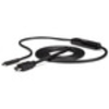 StarTech.com 3ft USB-C to HDMI Cable - USB Type-C to HDMI Adapter Cable - 4K 30Hz - Black (CDP2HDMM2MB) - Eliminate clutter by connecting your USB Type-C computer di