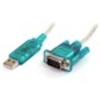 StarTech.com 3ft USB to RS232 DB9 Serial Adapter Cable - M/M - DB-9 Male Serial - Type A Male USB - 36.02