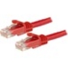 StarTech.com 3m Red Gigabit Snagless RJ45 UTP Cat6 Patch Cable - 3m Patch Cord - 1 x RJ-45 Male Network
