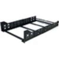 StarTech.com 3U Fixed 19 Adjustable Depth Universal Server Rack Rails - 215lb Load Capacity - Steel - Black