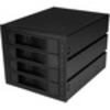 StarTech.com 4 Bay 3.5in SATA SAS Backplane - Hot Swap Mobile Rack for 3 5.25in Bays - Trayless - HDD Rack - SAS Backplane - SATA Backplane - 4 x HDD Supported - 4 x