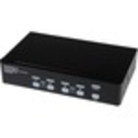 StarTech.com 4 Port High Resolution USB DVI Dual Link KVM Switch with Audio - 4 Port - Rack-mountable