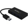StarTech.com 4 Port USB 3.0 Hub - USB-A to USB-C & 3x USB-A SuperSpeed 5Gbps - Self or USB Bus Powered - USB 3.1 Gen 1 BC 1.2 Charging Hub - 4 Port USB 3.0 hub - USB