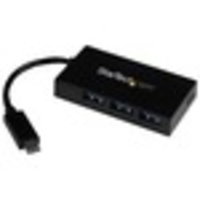 StarTech.com 4 Port USB 3.0 Hub - USB-C to 1x USB-C and 3x USB-A - Includes Power Adapter - USB C / USB Type C Hub - USB Type-C Gen 1 Hub - 4 Total USB Port(s) - 3 U