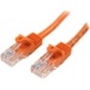 StarTech.com 5m Orange Cat5e Patch Cable with Snagless RJ45 Connectors - Long Ethernet Cable - 5 m Cat 5e UTP Cable - First End: 1 x RJ-45 Male Network - Second End: