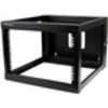 StarTech.com 6U 22in Depth Hinged Open Frame Wall Mount Server Rack - 49.90kg x Maximum Weight Capacity