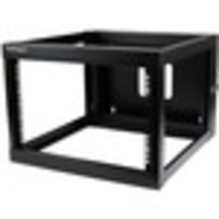StarTech.com 6U 22in Depth Hinged Open Frame Wall Mount Server Rack - 49.90kg x Maximum Weight Capacity