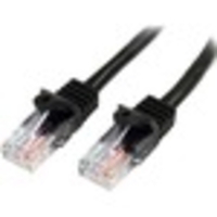 StarTech.com 7m Black Cat5e Patch Cable with Snagless RJ45 Connectors - Long Ethernet Cable - 7 m Cat 5e UTP Cable - First End: 1 x RJ-45 Male Network - Second End: