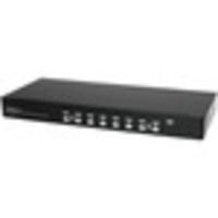 StarTech.com 8 Port 1U Rackmount USB KVM Switch Kit with OSD and Cables - 8 Port - 1U - Rack-mountable