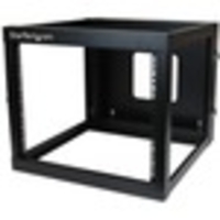 StarTech.com 8U 22in Depth Hinged Open Frame Wall Mount Server Rack - 63.50kg x Maximum Weight Capacity