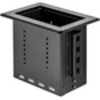 StarTech.com Single-Module Conference Table Connectivity Box - For Adding Power / Charging / AV / Laptop Docking Module - Single-Module Conference Table Connectivity