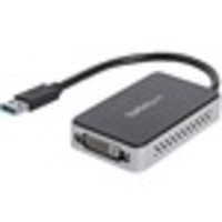 StarTech.com USB 3.0 to DVI External Video Card Multi Monitor Adapter with 1-Port USB Hub - 1920x1200 - 1920 x 1200 - 1 x Total Number of DVI - PC - 1 x Monitors Sup
