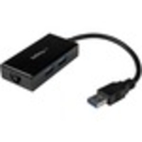 StarTech.com USB 3.0 to Gigabit Network Adapter with Built-In 2-Port USB Hub - USB 3.0 - 3 Port(s) - Twisted