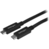 StarTech.com USB 3.1 Type C Cable - 1, 8m (6 ft.) - with Power Delivery (USB PD) - Power Pass Through Charging - USB Charger