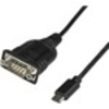 StarTech.com USB C to Serial Adapter - USB C to RS232 Cable - USB C to DB9 Cable Adapter - Windows / macOS / Linux Compatible - First End: 1 x Type C Male USB - Seco