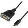 StarTech.com USB C to Serial Adapter with COM Retention - USB C to RS232 Cable - USB C to DB9 Cable - Windows / macOS / Linux Compatible - First End: 1 x Type C Male