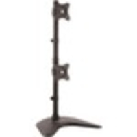 StarTech.com Vertical Dual Monitor Stand - Heavy Duty Steel - Monitors up to 27" - Vesa Monitor - Computer Monitor Stand - Up to 68.6 cm (27") Screen Support - 20.05