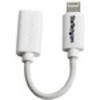 StarTech.com White Micro USB to Apple 8-pin Lightning Connector Adapter for iPhone / iPod / iPad