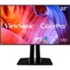 Viewsonic VP3268A-4K 31.5" 4K UHD Pantone Validated 100% sRGB Monitor with Docking Station Design - Black