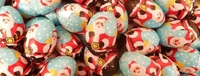 Dinky Chocolate Santas