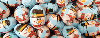 Dinky Chocolate Snowmen