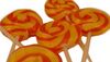 Strawberry Cheesecake Swirly Lollies