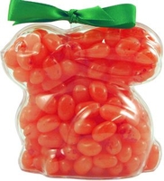 Strawberry Smoothie Jelly Bean Bunny - Crouching