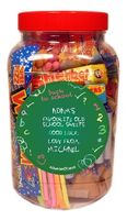 Top 20 Retro Sweets Jar With A Personalised Blackboard Label