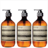 Aesop Geranium Cleanser,  Resurrection and Reverence Hand Wash Bundle (Worth £87.00)
