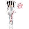 benefit Brow Contour Pro Pen (Various Shades) - 04 Brown-Black/Light