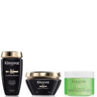 Kérastase Chronologiste Revitalising Shampoo,  Masque and Soothing Scrub Trio