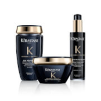 Kérastase Chronologiste Youth Revitalising Pre-Shampoo,  Shampoo and Masque Bundle