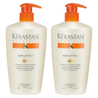 Kérastase Nutritive Bain Satin 2 Shampoo 500ml Duo