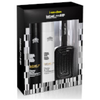 label.m Exclusive Designer Honey and Oat Gift Set with Free Detangling Paddle Brush (Worth £47.85)