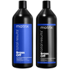 Matrix Brass Off Colour Correcting Blue Anti-Brass Shampoo and Conditioner Duo Set for Lightened Brunettes 1000ml