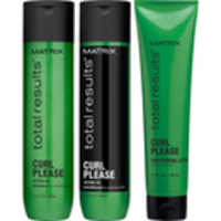 Matrix Total Results Curl Please Shampoo (300ml),  Conditioner (300ml) and Contouring Lotion (150ml)
