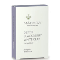 MÁDARA Blackberry White Clay Clarifying Face Soap 70g