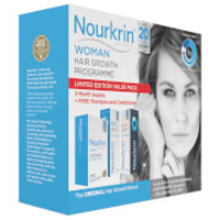 Nourkrin Woman Value Pack - Contains 180 Tablets Plus Shampoo and Conditioner (2x150ml)