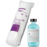 Perricone MD No:Rinse Micellar Cleansing Treatment and Cotton Wool Pads Bundle