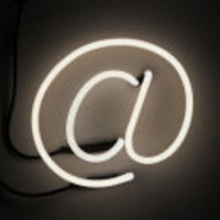Seletti Neon Font Shaped Wall Light - @