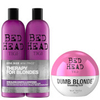 TIGI Bed Head Blonde Hair Shampoo,  Conditioner and Styling Cream Set
