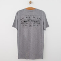 Uppercut Union T-Shirt - Grey/Black Print - M - Grey/Black