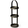 Wireworks Dark Oak 3 Tray Round Caddy