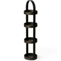 Wireworks Dark Oak 4 Tray Round Caddy